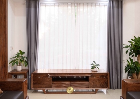 Kệ tivi gỗ óc chó V'POLITE KE-09